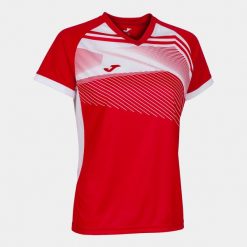 Koszulka do piłki nożnej damska Supernova II. Białe koszulki sportowe damskie Joma, m, bez wzorów, sportowe, bez kołnierzyka. Za 131.99 zł.