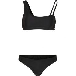 Asymetryczny Zestaw Bikini Dla Kobiet, Z Recyklingu. Czarne bikini damskie Urban Classics, s, bez wzorów. Za 169.99 zł.
