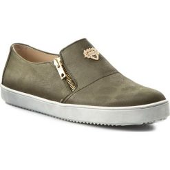 Półbuty NEŚCIOR - 051-Z Khaki R. Zielone półbuty damskie Neścior, z materiału. W wyprzedaży za 229.00 zł.