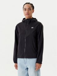 Tommy Jeans Wiatrówka DW0DW21188 Czarny Regular Fit. Czarne kurtki damskie Tommy Jeans, xs, bez wzorów, z jeansu, bez kaptura. Za 299.99 zł.