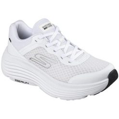 Buty sportowe damskie Skechers Max Cushioning Endea. Białe obuwie sportowe damskie Skechers, bez wzorów, na fitness i siłownię. Za 359.99 zł.
