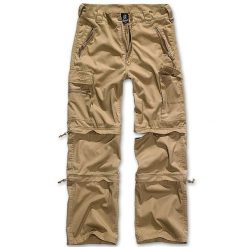 Spodnie trekkingowe męskie Brandit 3w1 Savannah Camel. Brązowe spodnie sportowe męskie Brandit, m, bez wzorów, trekkingowe. Za 291.00 zł.