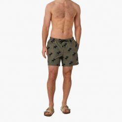 Szorty kąpielowe pływanie męskie Swedemount Forest Stretch Beach Shorts. Czarne kąpielówki męskie SWEDEMOUNT, m, bez wzorów, do pływania. Za 129.99 zł.