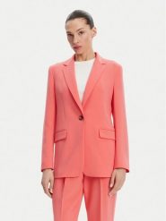 BOSS Marynarka 50490053 Koralowy Regular Fit. Pomarańczowe żakiety damskie Boss, bez wzorów, z syntetyku. Za 787.99 zł.