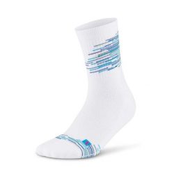 Krótkie skarpety kompresyjne Paris Vibes 80's damskie CEP. Białe skarpety damskie CEP, bez wzorów. Za 74.00 zł.