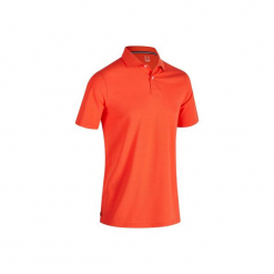 Koszulka polo do golfa 500 męska. Czerwone koszulki polo męskie INESIS, z bawełny. Za 39.99 zł.