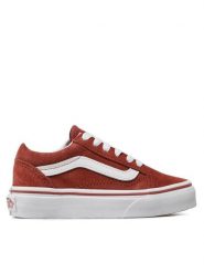 Vans Tenisówki Old Skool VN000W9TBRG1 Brązowy. Brązowe trampki i tenisówki chłopięce Vans, bez wzorów, ze skóry, sportowe, bez zapięcia. Za 159.99 zł.