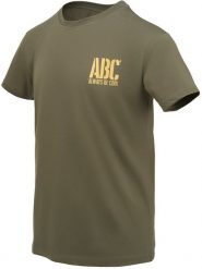 Helikon-Tex T-shirt (ABC Always Be Cool) - Olive Green. Zielone t-shirty męskie HELIKON-TEX, m, bez wzorów, bez kołnierzyka. Za 90.09 zł.