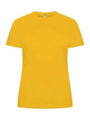 Clique Basic-T Women dopasowany T-shirt z bawełny – lemon. Żółte t-shirty damskie CLIQUE, m, bez wzorów, z bawełny, bez kołnierzyka. Za 96.68 zł.