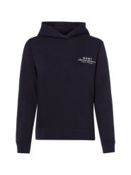 Gant bluza z kapturem Kobiety niebieski, XS. Niebieskie bluzy damskie GANT, uniwersalny, bez wzorów, z bawełny, z kapturem. Za 379.95 zł.