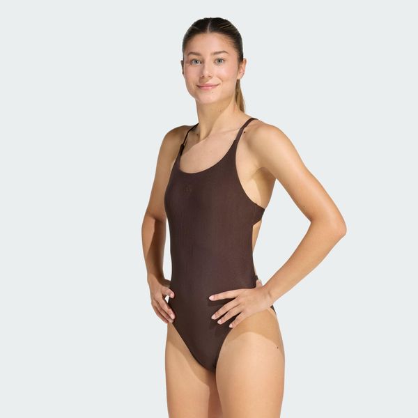 Kostium Do Pływania 3-Stripes High Neck 2-Way Straps Peachsoft Swimsuit. Czarne kostiumy jednoczęściowe damskie Adidas, m, bez wzorów, sportowe, do pływania. Za 239.00 zł.