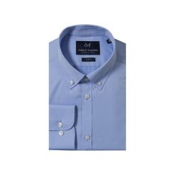 KOSZULA BLUE BUTTON DOWN. Niebieskie koszule męskie Guns&tuxedos, button down. Za 129.99 zł.