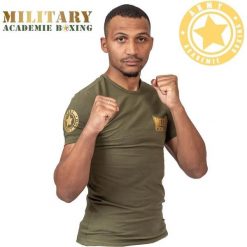 Koszulka z krótkim rękawem Metal Boxe vintage. Zielone koszulki sportowe męskie METAL BOXE, m, bez wzorów, z bawełny, bez kołnierzyka, bez ramiączek. Za 155.50 zł.