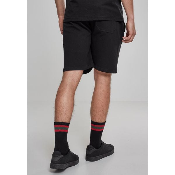 Szorty Urban Classic terry. Czarne spodnie materiałowe męskie Urban Classics, m, bez wzorów, z bawełny, eleganckie. Za 106.90 zł.