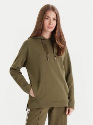 JOOP! Bluza 58 JW223JE158 30032522 Zielony Regular Fit. Zielone bluzy damskie JOOP!, bez wzorów, z bawełny, bez kaptura. Za 559.99 zł.