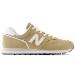 Buty damskie New Balance WL373SQ2 – beżowe. Brązowe obuwie sportowe damskie New Balance, bez wzorów. Za 299.99 zł.