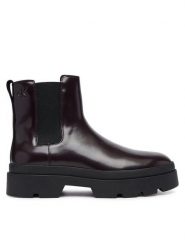 Calvin Klein Sztyblety Lugged Chelsea Boot Matt Lth HM0HM02445 Brązowy ciemny. Brązowe botki męskie Calvin Klein, bez wzorów, ze skóry, bez zapięcia. Za 749.99 zł.