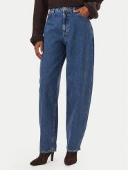 HUGO Jeansy Gimine 50563510 Granatowy Wide Leg. Niebieskie jeansy damskie Hugo. Za 794.99 zł.