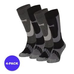 Skarpety narciarskie unisex 4 szt. Czarne skarpety damskie XTREME, bez wzorów, z materiału. W wyprzedaży za 220.75 zł.