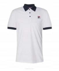 Koszulka tenisowa Fila Polo Marc. Białe koszulki polo męskie Fila, xl, bez wzorów, z materiału, bez ramiączek. Za 119.99 zł.