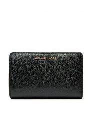 MICHAEL Michael Kors Portfel 32R4G8ED6L Czarny. Czarne portfele damskie MICHAEL Michael Kors, bez wzorów, ze skóry. Za 409.99 zł.