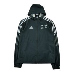 Second life - Adidas kurtka dresowa męska - Jak nowy. Czarne kurtki sportowe męskie Adidas, l, bez wzorów, z dresówki, na fitness i siłownię. Za 149.06 zł.