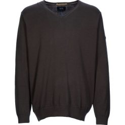 Sweter "Reakti" w kolorze ciemnoszarym. Szare swetry przez głowę męskie Camel Active, m, bez wzorów, z bawełny, bez kołnierzyka. W wyprzedaży za 131.95 zł.