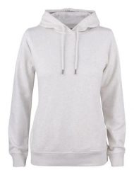 Clique Premium OC Hoody Women — damska bluza z kapturem organic – nature melange. Szare bluzy damskie CLIQUE, s, bez wzorów, z bawełny, z kapturem. Za 263.25 zł.