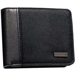 Portfel męski Peterson PTN EH-06Z czarny. Czarne portfele męskie Peterson, bez wzorów, ze skóry ekologicznej. Za 69.99 zł.