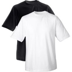 T-shirt (2 szt. w opak.) bonprix biały + czarny. T-shirty męskie marki Giacomo Conti. Za 49.98 zł.