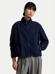 Polo Ralph Lauren Kurtka przejściowa 211936442004 Granatowy Straight Fit. Niebieskie kurtki damskie Polo Ralph Lauren, m, bez wzorów, z bawełny, bez kaptura. Za 1,449.00 zł.
