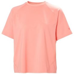 Koszulka damska Helly Hansen Ocean. Czerwone t-shirty damskie Helly Hansen, l, bez wzorów, z elastanu, bez kołnierzyka. Za 236.00 zł.