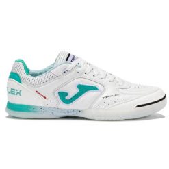 Buty do piłki nożnej halowej męskie Joma Top Flex. Białe buty sportowe męskie Joma, bez zapięcia, do piłki nożnej. Za 276.99 zł.