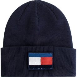 Czapka TOMMY HILFIGER - Swap Your Patch Beanie AW0AW06187 413. Niebieskie czapki i kapelusze damskie Tommy Hilfiger, bez wzorów, z bawełny. W wyprzedaży za 139.00 zł.