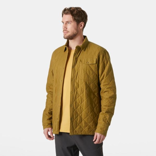 Izolowana kurtka turystyczna Helly Hansen Isfjord. Brązowe kurtki męskie Helly Hansen, bez wzorów, trekkingowe, primaloft. Za 638.50 zł.