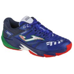 Buty do tenisa męskie, Joma T.Open Men 24 TOPES. Niebieskie buty sportowe męskie Joma, bez zapięcia, tenisowe. Za 329.99 zł.
