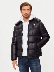 KARL LAGERFELD Kurtka puchowa 505022 544590 Czarny Slim Fit. Czarne kurtki męskie KARL LAGERFELD, m, bez wzorów, z puchu, bez kaptura. Za 1,099.00 zł.
