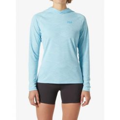Bluza termoaktywna damska Helly Hansen LIFA Active Solen GR Hoodie. Niebieskie bluzy damskie Helly Hansen, l, bez wzorów, bez kaptura. Za 297.99 zł.