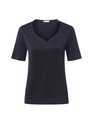 Street One Koszulka damska Kobiety Bawełna niebieski jednolity, 42. Niebieskie t-shirty damskie Street One, bez wzorów, z bawełny, street, bez kołnierzyka. Za 129.95 zł.