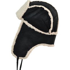 Czapka męska Uszanka Zimowa wyprawa czarno-ecru. Czapki i kapelusze męskie marki Art of Polo. Za 37.60 zł.