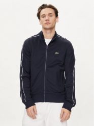 Lacoste Bluza SH1457 Granatowy Regular Fit. Niebieskie bluzy męskie Lacoste, m, bez wzorów, z bawełny, bez kaptura. Za 459.99 zł.