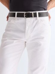 MESKI PASEK WRANGLER EASY BELT BLACK 112352691. Czarne paski damskie Wrangler, bez wzorów, klasyczne. Za 89.99 zł.