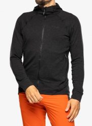 Bluza z kapturem męska Rab Nexus Hoody. Czarne bluzy męskie RAB, m, bez wzorów, z materiału, z kapturem. Za 323.39 zł.