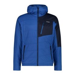 Kurtka z kapturem CMP. Niebieskie kurtki sportowe męskie CMP, na zimę, m, bez wzorów, z puchu, narciarskie. Za 505.95 zł.