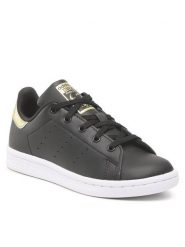 Adidas Sneakersy Stan Smith C GY4262 Czarny. Czarne buty sportowe dziewczęce Adidas, bez wzorów, ze skóry, bez zapięcia. Za 279.00 zł.