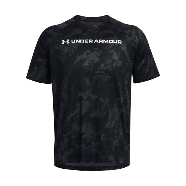 Koszulka Under Armour Tech™ ABC Camo. Białe buty sportowe męskie Under Armour, l, bez wzorów, z materiału, bez kołnierzyka, bez ramiączek, na fitness i siłownię. Za 268.00 zł.