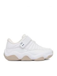 SHAQ Sneakersy EO-NET LOW AQ95089Y-WT Biały. Białe buty sportowe chłopięce Shaq, bez wzorów, ze skóry, bez zapięcia. Za 229.99 zł.