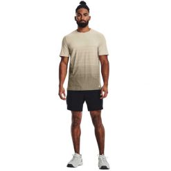 Szorty Under Armour Vanish Woven, Czarny, Mężczyźni. Czarne krótkie spodenki sportowe męskie Under Armour, m, bez wzorów, z materiału, na fitness i siłownię. Za 229.25 zł.