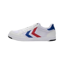 Buty fitness dla dorosłych Hummel stadil light canvas. Białe obuwie sportowe damskie Hummel, bez wzorów, na fitness i siłownię. Za 181.50 zł.