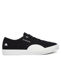 Emerica. Czarne trampki męskie Emerica, bez wzorów, bez zapięcia. Za 209.99 zł.